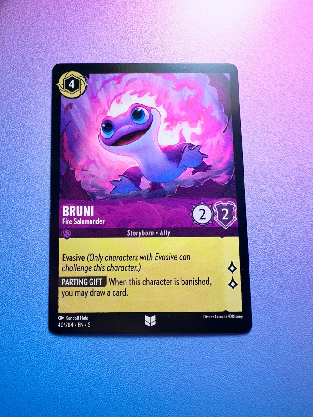 bruni [frozen] - 40/204 - uncommon — disney lorcana: shimmering skies